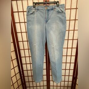(S74) LIKE NEW Bandolino 16R Mandie Signature Fit High Rise Straight Leg Jean